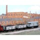 HORNBY LMS GOODS TRAIN  Comprised of: TWO LMS Coal Wagons with Real Coal Loads Added and an LMS Brake Van